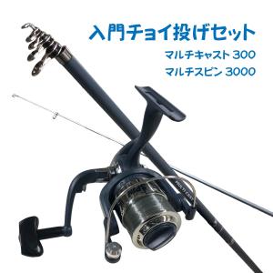 入門セット)ルアー釣り初心者入門竿＆リールセット (TIGA プライマリー