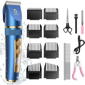 バリカン 犬 猫 ペット用 グルーミングバリカン 充電式コードレス 刈り高さ調整可能 小型犬 中型犬 大型犬/猫/その他の動物に対応