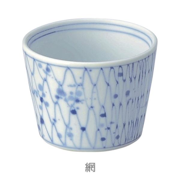 食器 おしゃれ 網切立そば千代久 200cc そば猪口 そばちょこ 藍色 染付 蕎麦 カップ 国産 ...