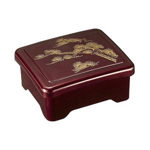 うな重 食器 おしゃれ 光月丼重 溜パール松内朱（重箱 幅16.7cm×14.3cm 高さ8cm） ...