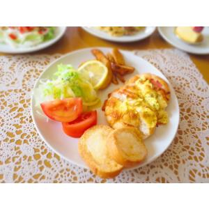 白い食器 お皿 おしゃれ プレッツァW11吋ディナー 直径28cm 大皿 リム