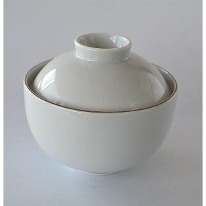 蓋つき碗 白 藍ライン 深型 煮物碗 汁椀 : 暮らしの器 - 通販 - Yahoo