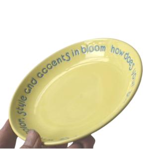 小皿 デザート皿 イエローガーデンの詳細画像2