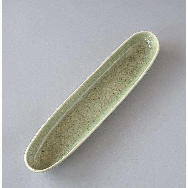 長皿 織部 細長皿 37ｃｍ
