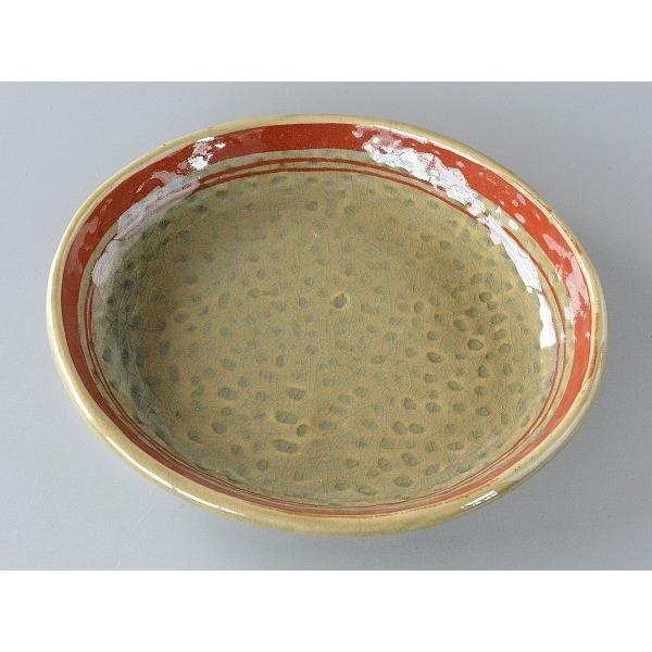 盛り皿 志栄 緑赤ライン