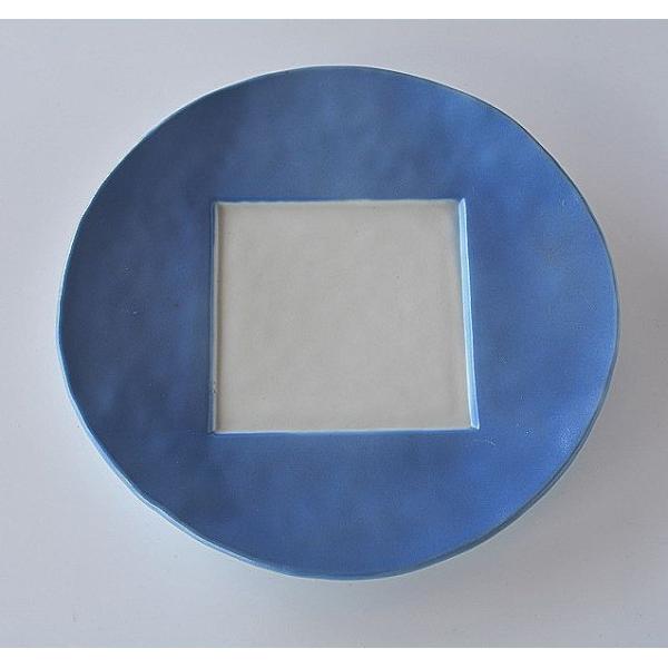 中皿 ○□皿 青縁 でこぼこ