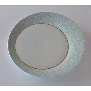 中皿 二重丸 ずらし 青