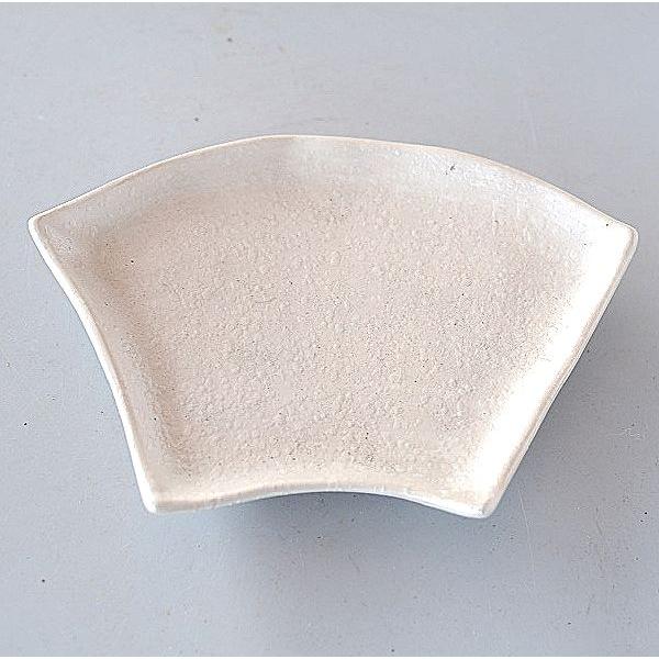 中皿 扇形 白銀