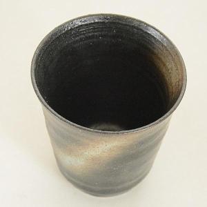 焼酎カップ 黒 白模様 湯飲みの詳細画像2