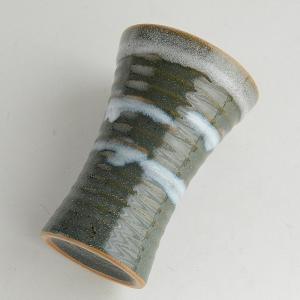 湯飲み 織部白流し 焼酎カップの詳細画像1