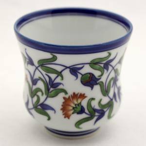 源右衛門窯 染錦菊牡丹絵 湯呑揃（5客） : 陶器たて石 Yahoo!店