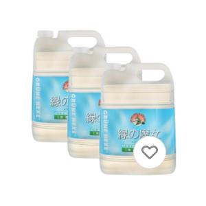 緑の魔女ランドリー 5L 業務用 ×3【3個セット】【ケース販売】送料無料 ミマスクリーンケア 洗濯用洗剤｜toukouboueki-store