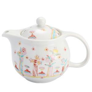 煎茶道具 茶入 四角 染付祥瑞 平安清昌作 加藤清昌作 京焼き 京焼 茶心