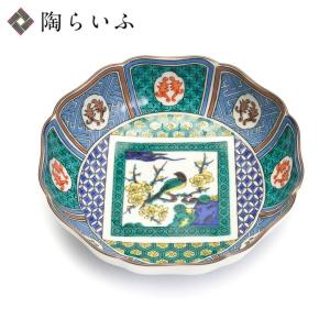 九谷焼 青郊窯5号皿 古九谷色絵壺花鳥図MC-505 : 北山堂 - 通販