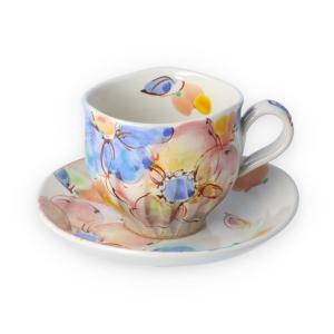 九谷焼 カップ＆ソーサー 山帰来 / 平野由佳 送料無料 和食器 コーヒー