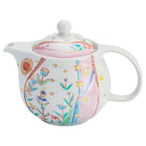 九谷焼 ポット 花纏（はなまとい） / 相川志保 茶器 湯呑 急須 和食器