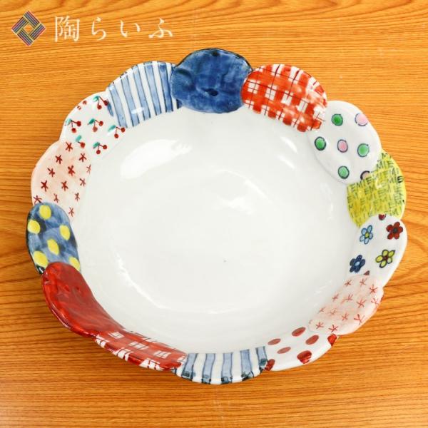 九谷焼 盛鉢 ソメパッチ/久田恵美 和食器 皿 盛鉢 パスタ皿 人気 ギフト