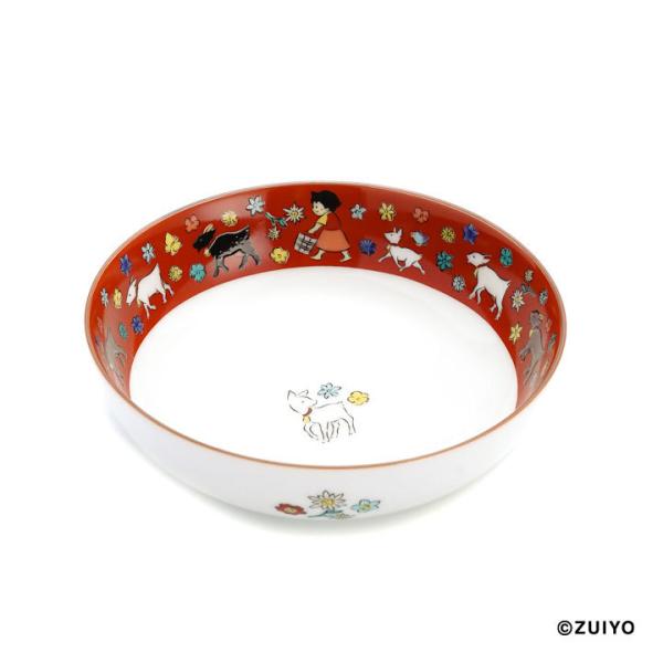 九谷焼 アルプスの少女ハイジ 4号鉢 とことこ 中鉢 和食器 取り皿 鉢 人気 ギフト 贈り物 キャ...