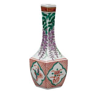 九谷焼 6号花瓶 釉彩 / 博峰窯 花瓶 花器 人気 ギフト 贈り物 結婚祝い