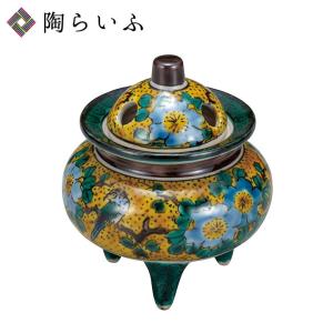 九谷焼 2.8号豆香炉 青粒鉄仙 香炉 仏具 人気 ギフト 新築祝い 開業