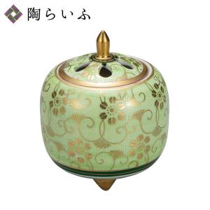 九谷焼 3号豆香炉 青九谷花鳥 仏具 床の間 香炉 人気 ギフト 新築祝い