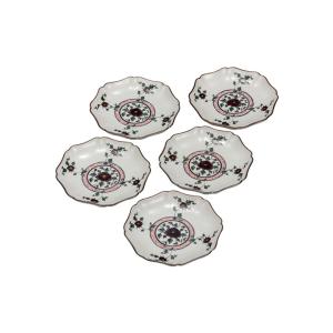 九谷焼 5.2号皿揃 色絵牡丹 / 銀泉窯 和...の詳細画像1