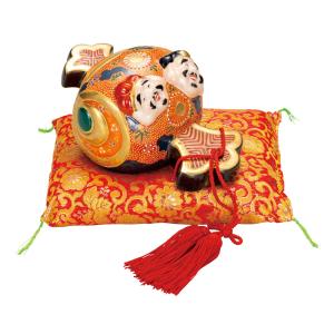 九谷焼 小槌 盛 4.5号 布団付 ( 木札名入れ有料 退職祝い 定年