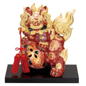 九谷焼 【オールド九谷】九谷焼 獅子香炉 交趾 作家 糠川孝之 : 和座