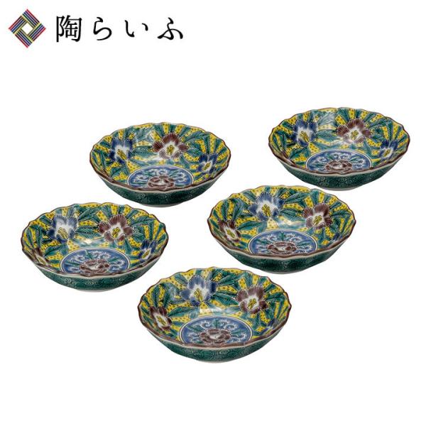 九谷焼 3.8号小鉢揃 吉田屋芙蓉 和食器 鉢 小鉢 人気 ギフト セット 贈り物 結婚祝い 内祝い...