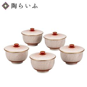 六代 佐藤走波 染錦椿草花文 湯呑み揃 : 食器のみつはた - 通販