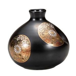 花瓶 おしゃれ 陶器 九谷焼 一輪挿し 金花詰 : 和座倶楽部 - 通販