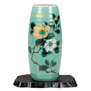 九谷焼 ハレクタニ 2種類 選べる 花と鳥 一輪挿し 花瓶 フラワーベース