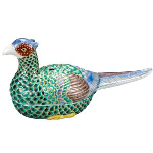 九谷焼 雉子 香炉 九谷 陶仙 元箱入 新品 0000000070032_rsupD7E.jpg