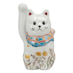 九谷焼 日本の伝統工芸品【九谷焼】 5号お願い猫 福鈴 (K9-1619