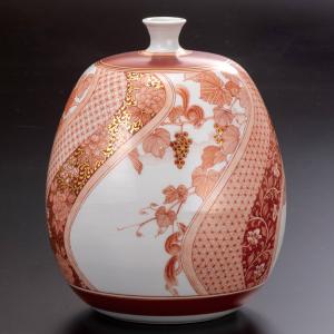 九谷焼 古九谷風五彩手龍壺 花瓶 花器 人気 ギフト 贈り物 結婚祝い