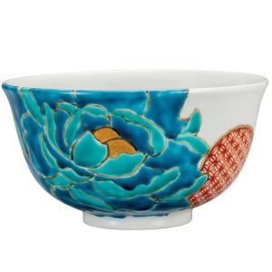 九谷焼 飯碗 色花小紋 赤 / 佐藤剛志 和食器 茶碗 ご飯茶碗 人気