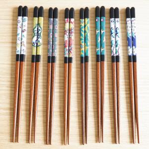 【新柄追加】 全21種 九谷色絵 × 若狭塗箸...の詳細画像1
