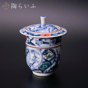 九谷焼 九谷焼蓋付汲出揃 吉田屋風牡丹 5客セット【辻本商店】 : 九谷