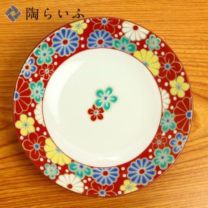 ⬛【高級五彩】九谷焼３７cm特大皿 ♥おもてなし皿に♥ヴィンテージ・コレクション 九谷焼 7.5号皿 染付瓔珞文吉田屋風 / 青郊窯 和食器 皿 盛皿 人気