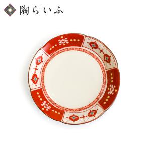 九谷焼 輪花小皿 ようらく手/KUTANI SEAL クタニシール 和食器 皿 人気 ギフト 内祝い｜toulife