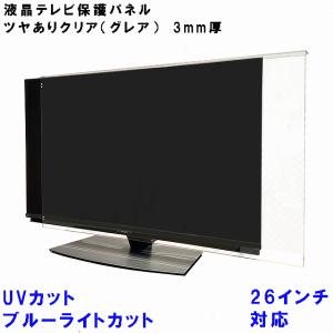 テレビガード 55型 55インチ グレア調 板厚3mm パネルストッパー付属