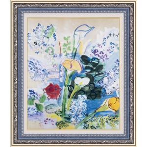 絵画 額装絵画 ラウル・デュフィ 「アルムの花束」 世界の名画シリーズ