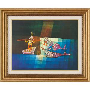 絵画 額装絵画 マリー・ローランサン 「母と子」 世界の名画シリーズ