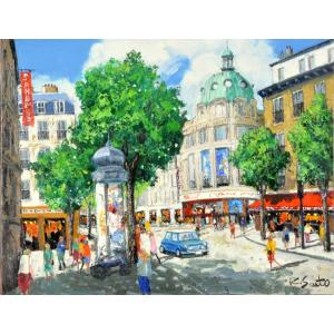 絵画 油絵 遠藤 勝 肉筆油絵 風景画 北アルプス 眺望 F10 : アートフジ