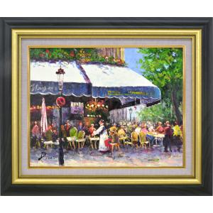 竹内敏彦「 フォーレンダム オランダ風景 」 油絵 ・ 油彩画 F8