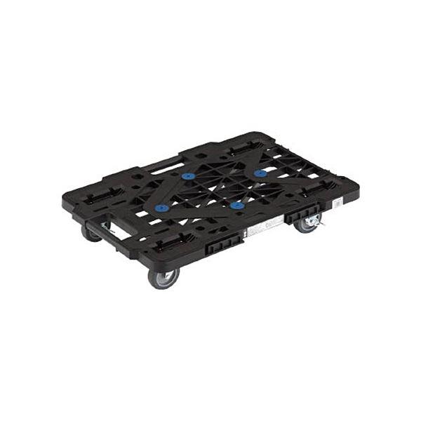 TRUSCO ルートバン 400×600mm 4輪自在 S付 黒 メッシュタイプ MPK-600JS...