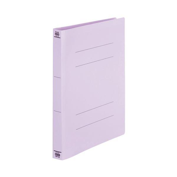〔まとめ〕 プラス PPフラットFILE A4S厚綴No.121PW VL 1冊 〔×20セット〕