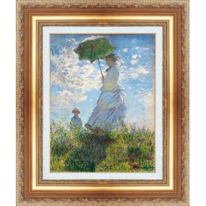 絵画 インテリア ルノアール(ルノワール)銀色の額 ポピュラーなF6号