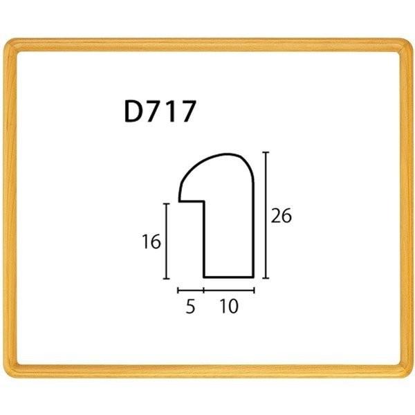 水彩用額縁 木製フレーム D717 アクリル付 F8号