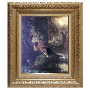 絵画 世界の名画シリーズ 額縁付 ジャン・フランソワ・ミレー